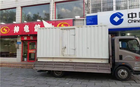 文儒镇出租发电机施工案例